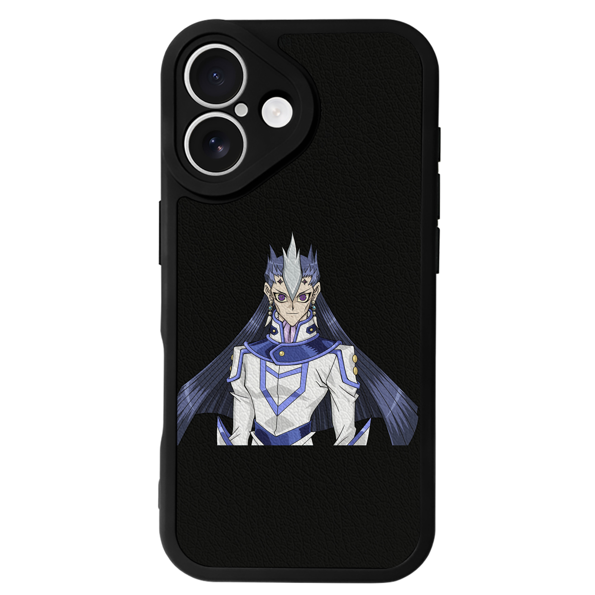 （画像用） 遊☆戯☆王 Yu-Gi-Oh! 【iPhone 16シリーズ対応】シリコンスマホケース（レザー調） 材質：シリコン